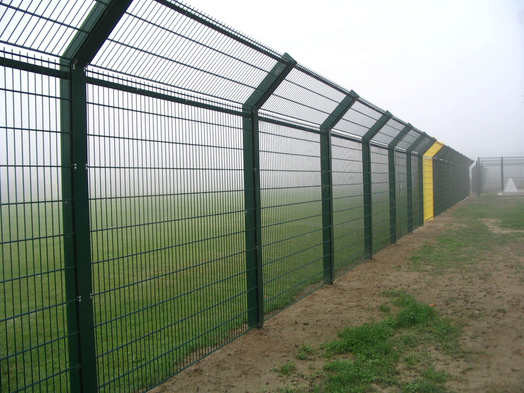 Athletic field fence  wire mesh  with panels.jpg